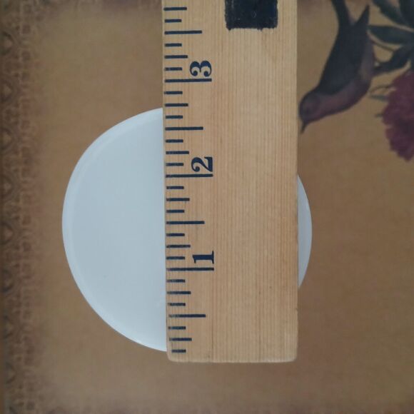 Vintage Anchor Hocking Textured Diamond Pattern White Milk Glass Stemmed Chalice - Picture 12 of 12